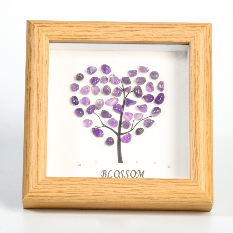 Love Tree Picture Frame Decoration With Crystal Stone